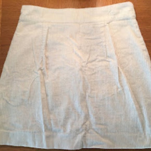 White corduroy miniskirt - Picture 3 of 5